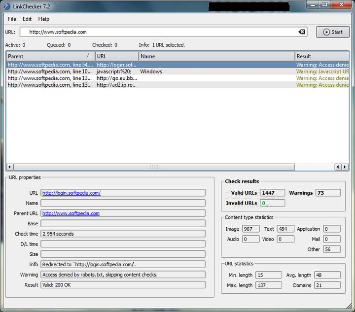 LinkChecker Portable