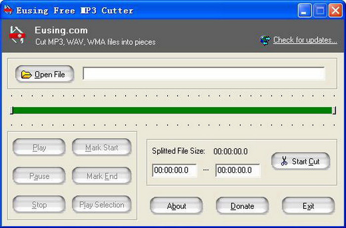 MP3剪切器（Eusing Free MP3 Cutter）