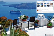 Santorini Greece Windows 7 Theme