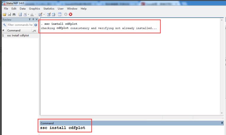 Stata如何绘制样本的累积分布函数?