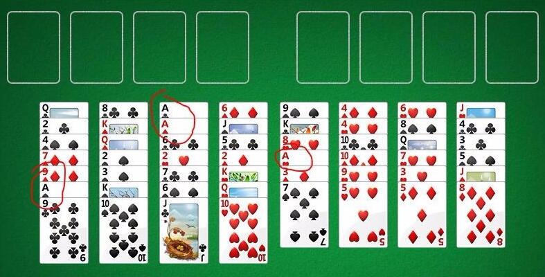 空当接龙破关方法