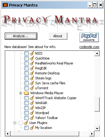 PrivacyMantra清除缓存