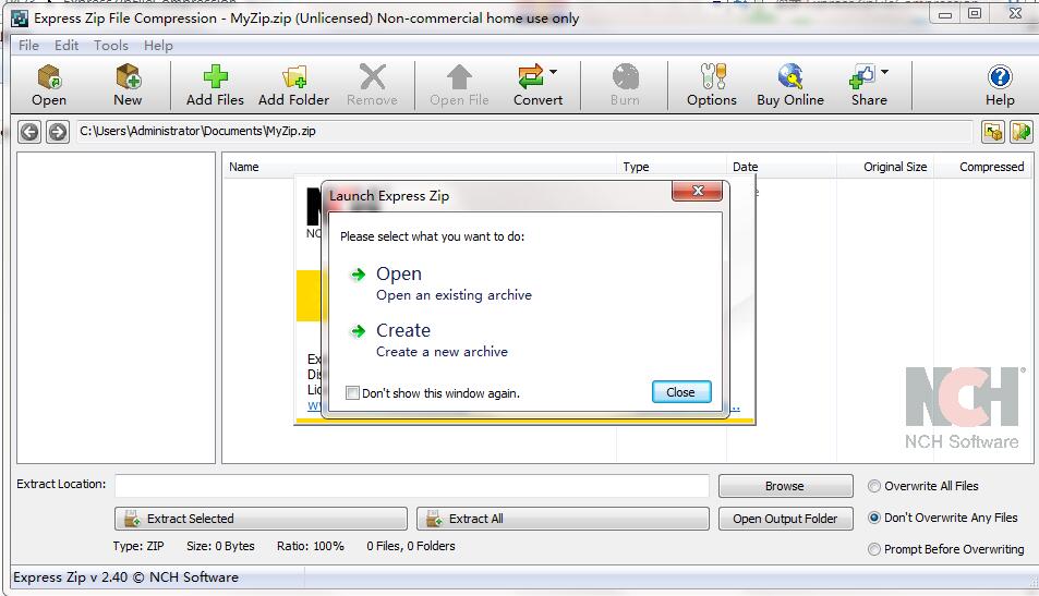 Express Zip File Compression截图