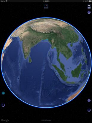 奥维互动地图浏览器ipad客户端截图