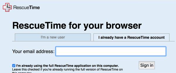 RescueTime截图