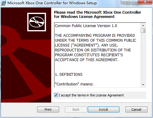 Microsoft微软官方XBoxOne手柄USB驱动截图