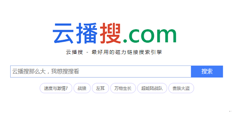 云播搜磁力搜索