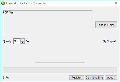 PDF转EPUB转换器截图