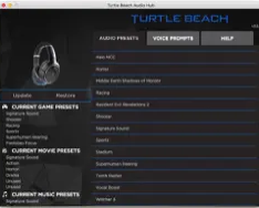 Turtle Beach Audio Hub Mac截图