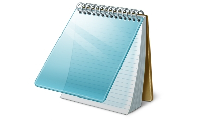 windows记事本段首LOGO