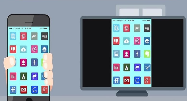 AirPin投屏接收端截图