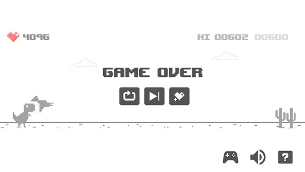 Chrome小恐龙游戏:DinoChrome截图