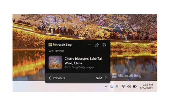 Bing Wallpaper（必应壁纸）截图