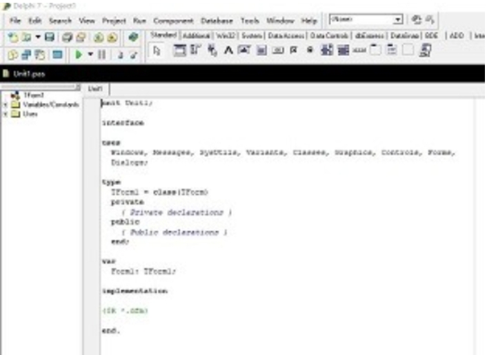 Delphi7截图