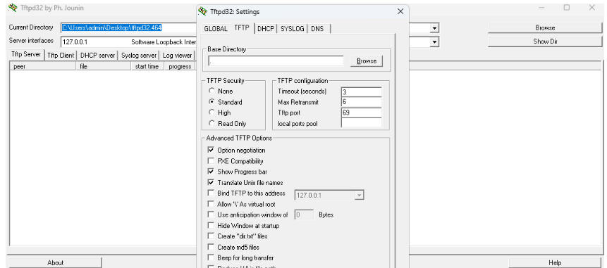 Tftpd32截图