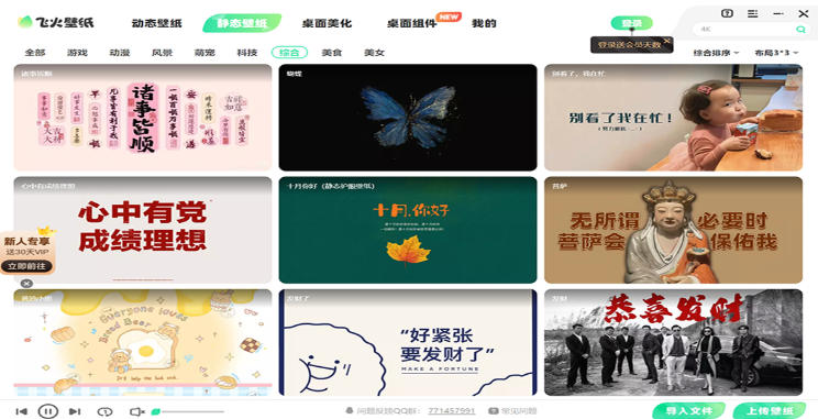 飞火动态壁纸截图