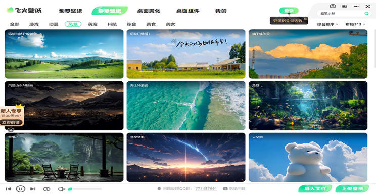 飞火动态壁纸截图