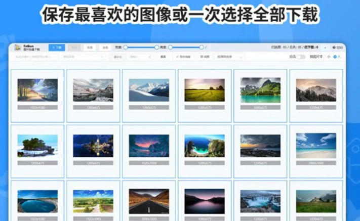 fatkun图片批量下载插件截图