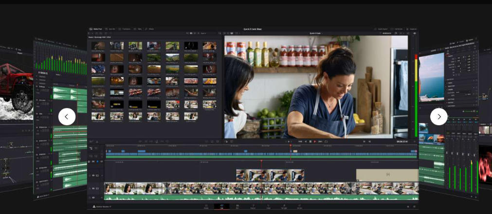 达芬奇剪辑截图