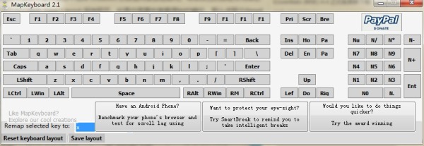 键盘键位修改器(MapKeyboard)