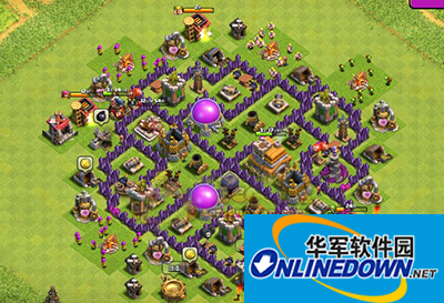 部落冲突7本毕业阵型