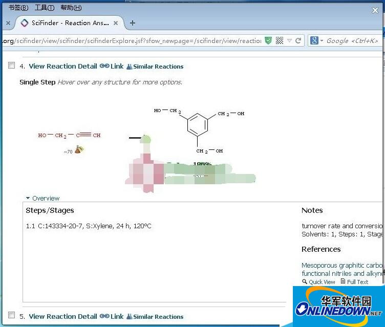 Search SciFinder对话框