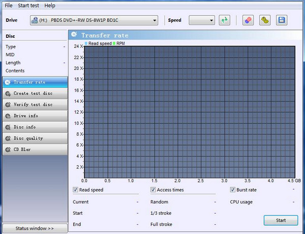 光驱测试软件OptiDrive截图